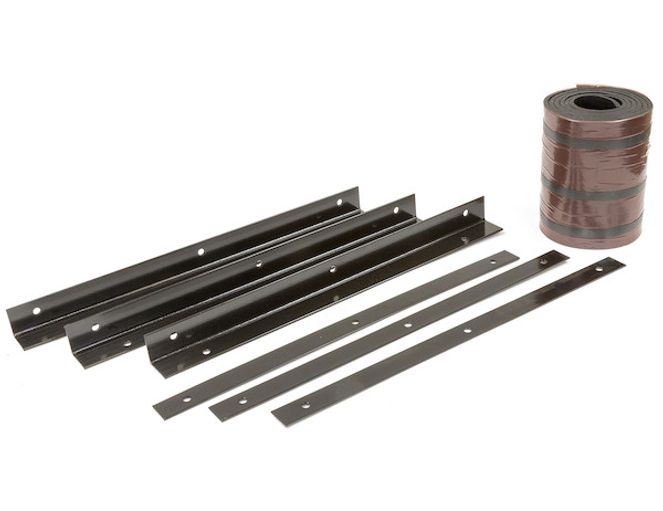 SAM Universal Rubber Snow Deflector Super Duty With Mounting Kit-No Meyer OEM#
